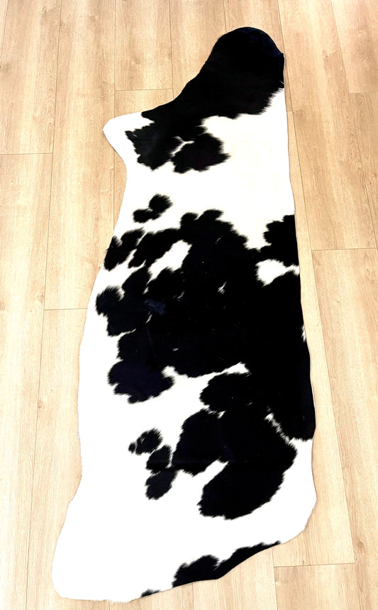 HALF COWHIDE - BLACK WHITE - HC01